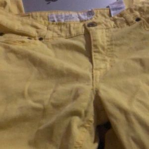 Yellow skinny pant h&m